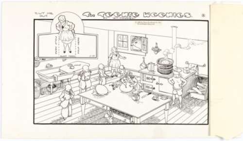 William Donahey The Teenie Weenies Sunday Comic Strip Original Art dated 4-14-68 (News Syndicate Co., 1968).... | Heritage