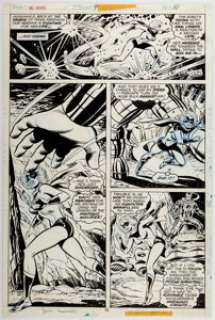 Jim Mooney and Joe Sinnott Ms. Marvel #4 Story Page 6 Original Art (Marvel, 1977).... | Heritage
