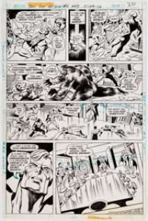  - Pablo Marcos and Bob Smith Secret Society of Super-Villains #1 Page 12 Original Art (DC, 1976)....