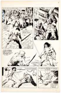 John Buscema and Tony DeZuniga Marvel Comics Super Special #9 Page 4 Original Art (Marvel, 1978).... | Heritage