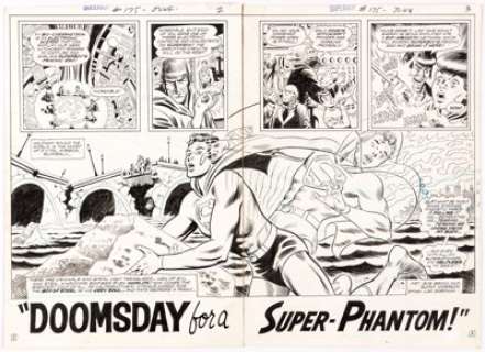 Bob Brown and Murphy Anderson Superboy #175 Double Page Spread 2 and 3 Original Art (DC Comics, 1971). ... (Total: 2 Original Art) | Heritage