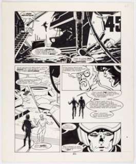  - Frank Cirocco, Chuck Austen, and Mick Gray Buck Rogers Comics Module Page 52 Original Art Panel Page (TSR, 1990)....