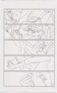  - Rob Haynes Daredevil: Ninja #1 Page 17 and Others Lot Group of 5 Original Art (Marvel, 2000). ... (Total: 5 Original Art)