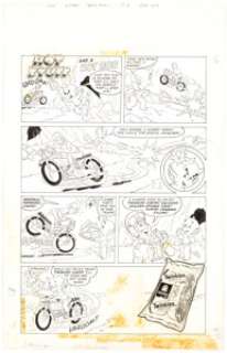 Harvey Artist Hostess Twinkies Advertisement Complete 1-Page Story Hot Stuff Original Art (Harvey, 1979).... | Heritage