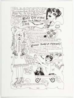 Dame Darcy Meat Cake #15 Complete 5-Page Story "Magnetism" Original Art (Fantagraphics, 2006). ... (Total: 5 Original Art) | Heritage