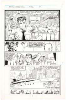 Erik Larsen and Mike Machlan Amazing Spider-Man #336 Story Page 9 Original Art (Marvel, 1990).... | Heritage