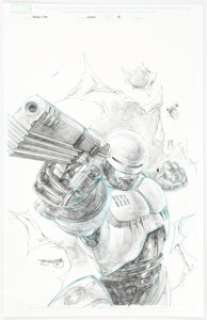  - Stephen Segovia Robocop #4 Cover Original Art (Dynamite, 2010)....