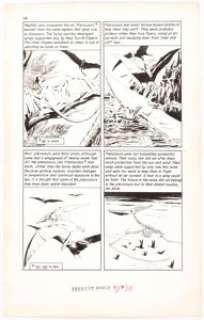 Angelo Torres Classics Illustrated Special Issue #167A "Prehistoric World" Story Pages 38, 39, and 42 Original Art... (Total: 3 Original Art) | Heritage