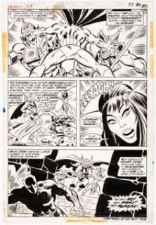 Bob Brown and Don Heck Avengers #123 Story Page 16 Vision and Mantis Original Art (Marvel, 1974)....