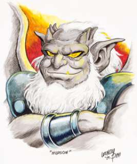 Wendy Pini Hudson of Gargoyles Speciality Illustration Original Art (2019).... | Heritage
