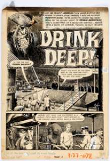 John Severin Creepy #7 Story Page 1 Original Art (Warren, 1966).... | Heritage