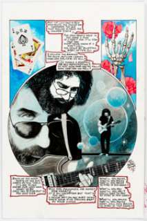 Timothy Truman Grateful Dead Almanac Complete 1-Page Story "What’ll You Raise" Original Art (Grateful - | Heritage