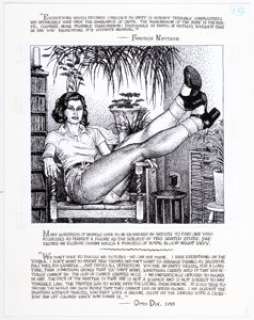 Robert Crumb Art & Beauty Magazine #1 Production Materials Photostat Illustration with Original Hand-Lettering - | Heritage