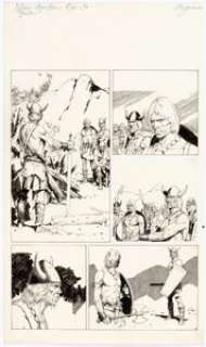 Arturo del Castillo LancioStory Vol.7 #9 Story Page 3 "Loco Sexton" Original Art (Eura Editoriale, -