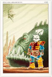 Stan Sakai Space Usagi Trade Paperback Cover Original Art (Dark Horse, 1998).... | Heritage
