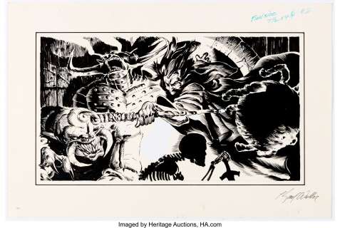 Karl Waller Forgotten Realms "Ruins of Undermountain" Original Art (TSR, 1991)....
