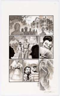 Eric Powell The Goon Story Page 7 Original Art (Dark Horse, c. 2000s) The Goon encounters a southern plantation - | Heritage