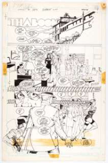 Howard Chaykin The Shadow #1 Story Page 1 Original Art (DC, 1986). Howard Chaykin is well-known for his noir work, - | Heritage