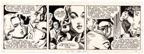 Arthur Ferrier Eve Daily Comic Strip Original Art dated 11-5-54 (London Sunday Pictorial, 1954). Scotsman Ferrier - | Heritage