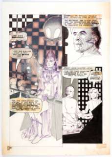 Gray Morrow Space: 1999 Magazine Story Page Original Art (Charlton, c. 1976).... | Heritage