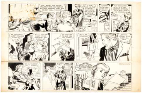 Alex Kotzky | Apartment 3-G Sunday Comic Strip Original Art dated 6-7-64 (Publishers Newspaper Syndicate, 1964). | Heritage