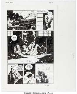 Mike Mignola - Mike Mignola "HEADS" Abe Sapien: Drums of the Dead Story Page 5 Original Art (Dark Horse, 1998)