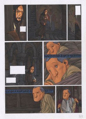 Jean-Christophe Thibert | Le Marteau des sorcières - Warul (T.1) - Planche originale n°16 | Daniel Maghen