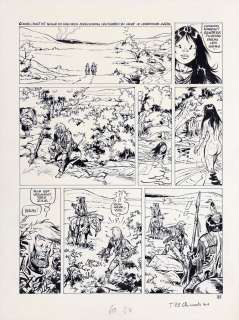 Derib | Buddy Longway, planche n°41 à l’encre de Chine… | AZ auction