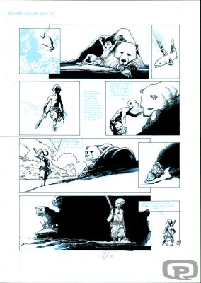 Olivier Vatine | Niourk Volume 1, Page 42 - Original Art by Olivier Vatine | Pulp’s Art