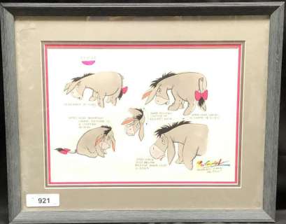 Ron Campbell Eeyore Original Storyboard Drawing | Weiss Auctions