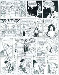 Milo | MANARA JOUR DE COLÈRE Planche n°9 Encre de Chine 48 x 64,5 cm | Kahn et Associés