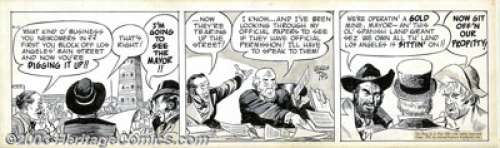 Warren Tufts - Original Comic Strip Art for Casey Ruggles Daily dated 4-11-51 (United Feature Syndicate, 1951). - | Heritage