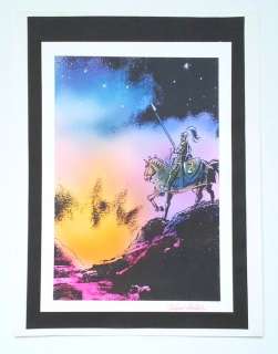 Biddeloo, Karel | Originele airbrush tekening  - Mixed-Media Art  - De Rode Ridder  - De Graalburcht | Catawiki