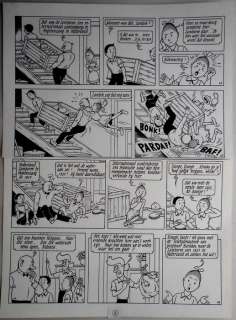 Vandersteen, Willy | Originele pagina (p.7)  - Suske en Wiske  - De wervelende waterzak  - (1988) | Catawiki