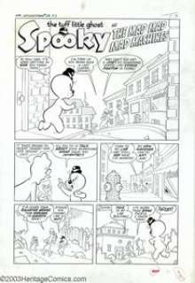 Warren Kremer - Original Art for Spooky Spooktown #28 (Harvey, 1960s). First chapter of the Spooky storyline, - | Heritage