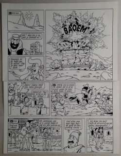 Vandersteen, Willy | Originele pagina (p.49)  - Suske en Wiske  - De wervelende waterzak  - (1988) | Catawiki