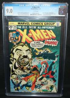 Cgc And Cbcs Comics - X-men #94 - new x-men begin - 2nd apppearance of nightcrawler, storm, thunderbird, and colossus - cgc grade 9. 0 - 1975
