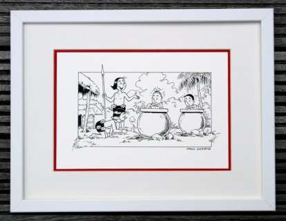 Geerts, Paul | Originele tekening in inkt  - Suske en Wiske  - De Gramme Huurling | Catawiki