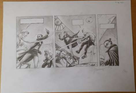 Bosschaert, Jan | Original pencil drawing  - Jaguar | Catawiki