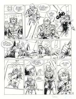 Ferry (Vosselen, Ferry Van) | Original page (p.37)  - Ian Kaledine 2  - Le secret de la Taiga  - (1980) | Catawiki