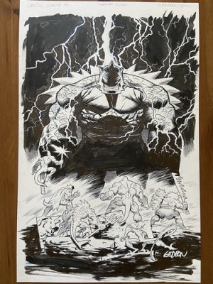DC Jurassic League Issue 6 Variant Cover Original Art By Juan Gedeon 11x17 | eBay US (Buy It Now)