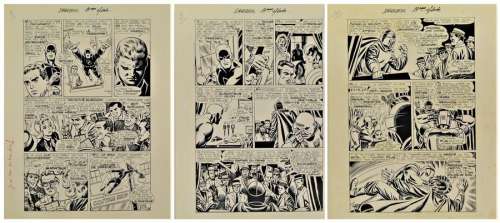 3 planches de la série Daredevil 19eme épisode du … | MDP Auction