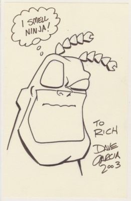 The Tick Original Sketch Drawing Signed Dave Garcia Original Comic Art | eBay US (Buy It Now)