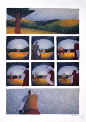 Pierre Dawance | Pour qui sonne le glas | La Galerie de la Bande Dessinée