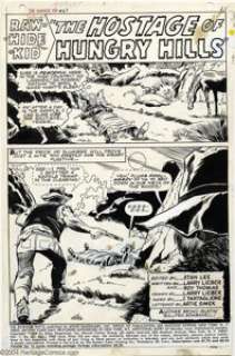 Larry Lieber and John Tartaglione - Original Art for Rawhide Kid #67, Group of 10 Pages (Marvel, 1968). Larry - | Heritage
