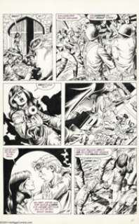 Stan Woch and Will Blyberg - Airboy #37, page 14 Original Art (Eclipse, 1988). Q The Valkyrie is beautiful, but - | Heritage