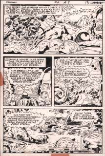 Jack Kirby, Mike Royer - The Sandman #4 P.9 - Dream Bird Spacecraft - 1975