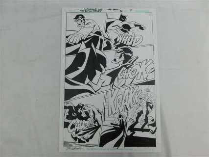 Original Comic Art The Batman Strikes | Bodnars Auction