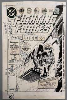 1978 Our Fighting Forces #181 Cover Art Joe Kubert | Weiss Auctions
