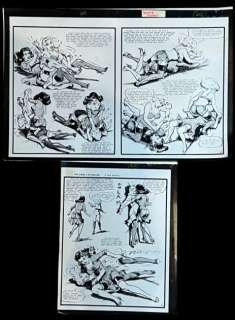 VINTAGE RARE COMIC THE DANCER & THE WRESTLER BY ERIC STANTON | misc / divers